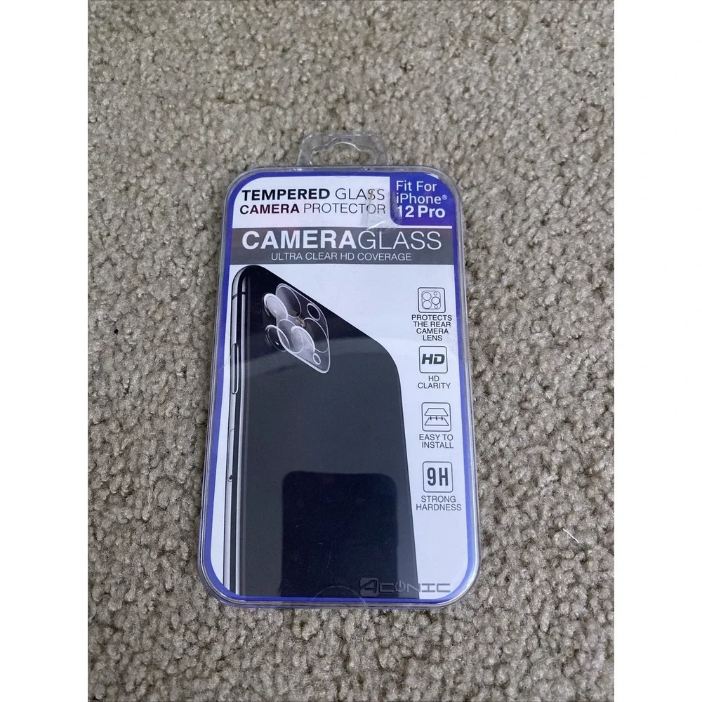 Duraglass Tempered Glass Camera Protector for iPhone 12 Pro Lens HD Clarity NWT